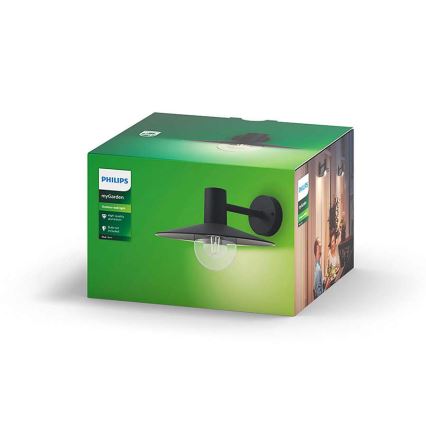 Philips 17382/30/PN - Utomhusbelysning MYGARDEN SKUA 1xE27/42W/230V IP44