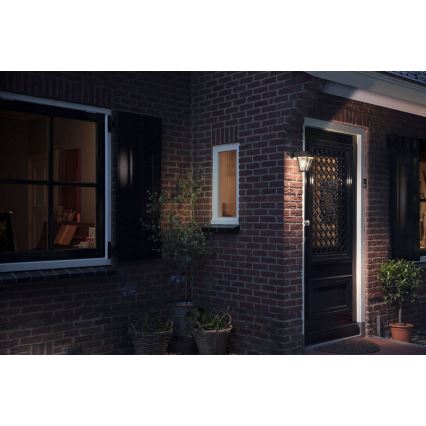 Philips 17386/43/PN - Utomhus Väggbelysning MYGARDEN CURASSOW 1xE27/42W