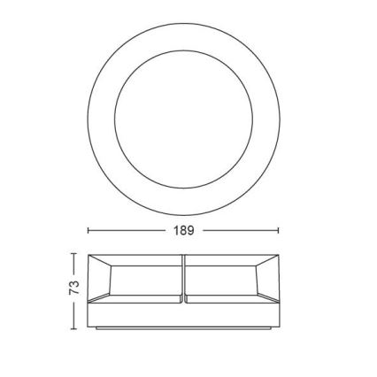 Philips 17390/30/P0 - Utomhus LED-belysning  MYGARDEN ACTEA LED/12W/230V IP44