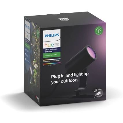 Philips - LED RGB Utomhusspot Hue LILY LED/8W/230V IP65