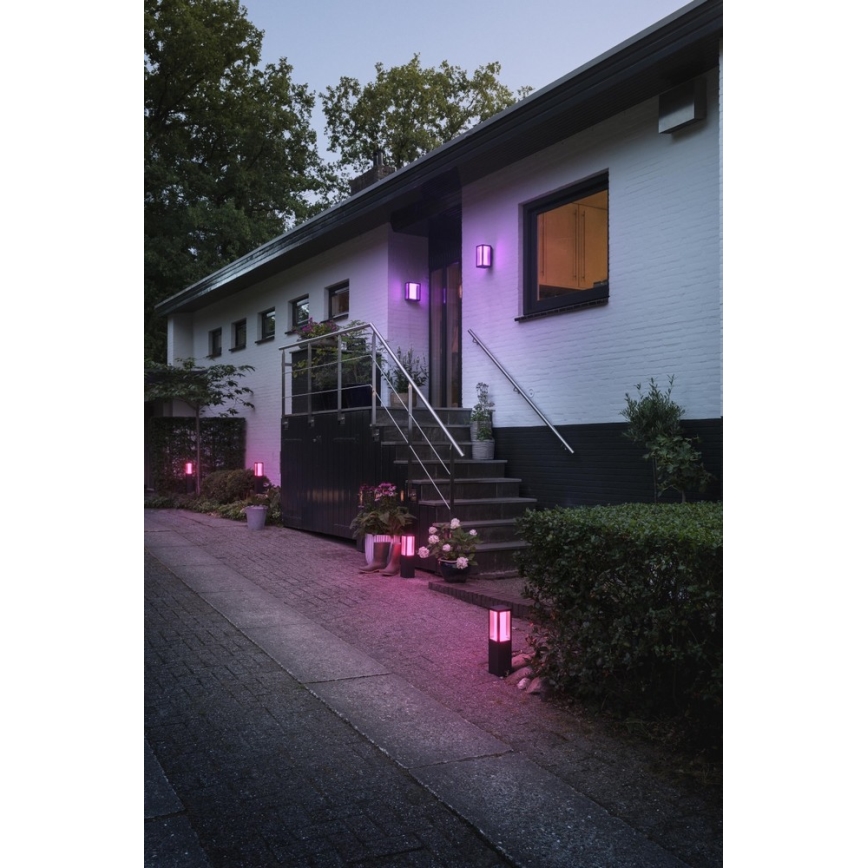Philips - LED RGB lampa för utomhusbruk Hue IMPRESS 2xLED/8W/230V IP44
