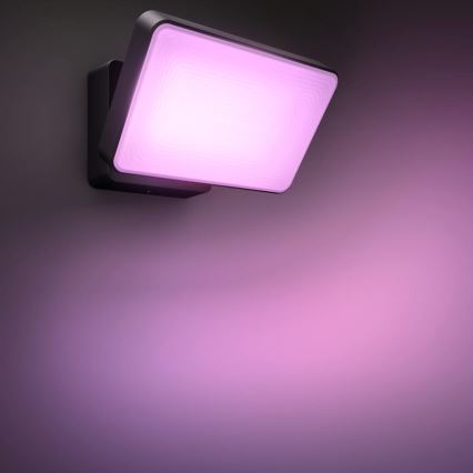 Philips - LED RGBW Ljusreglerad utomhus reflektor Hue DISCOVER 2xLED/15W/230V 2000-6500K IP44