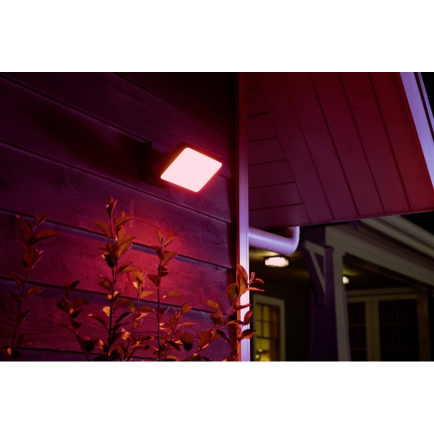 Philips - LED RGBW Ljusreglerad utomhus reflektor Hue DISCOVER 2xLED/15W/230V 2000-6500K IP44