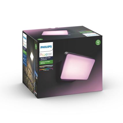 Philips - LED RGBW Ljusreglerad utomhus reflektor Hue DISCOVER 2xLED/15W/230V 2000-6500K IP44