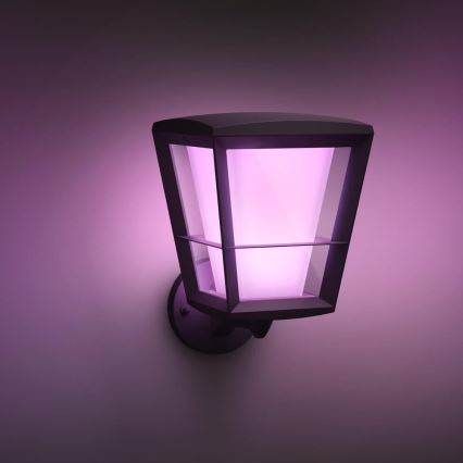 Philips - LED RGBW Dimbar utomhus vägglampa Hue ECONIC LED/15W/230V IP44