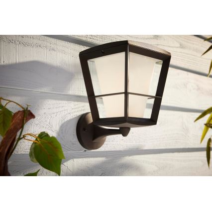 Philips - LED RGBW Dimbar utomhus vägglampa Hue ECONIC LED/15W/230V IP44