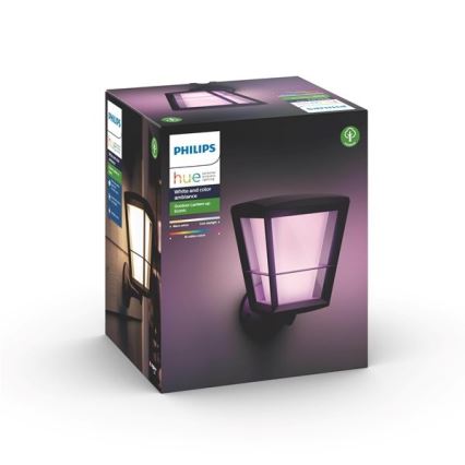 Philips - LED RGBW Dimbar utomhus vägglampa Hue ECONIC LED/15W/230V IP44