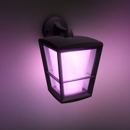 Philips - LED RGBW Dimbar vägglampa utomhus Hue ECONIC LED/15W/230V 2000-6500K IP44