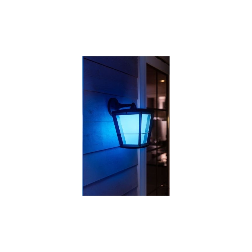 Philips - LED RGBW Dimbar vägglampa utomhus Hue ECONIC LED/15W/230V 2000-6500K IP44