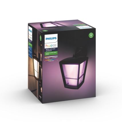 Philips - LED RGBW Dimbar vägglampa utomhus Hue ECONIC LED/15W/230V 2000-6500K IP44