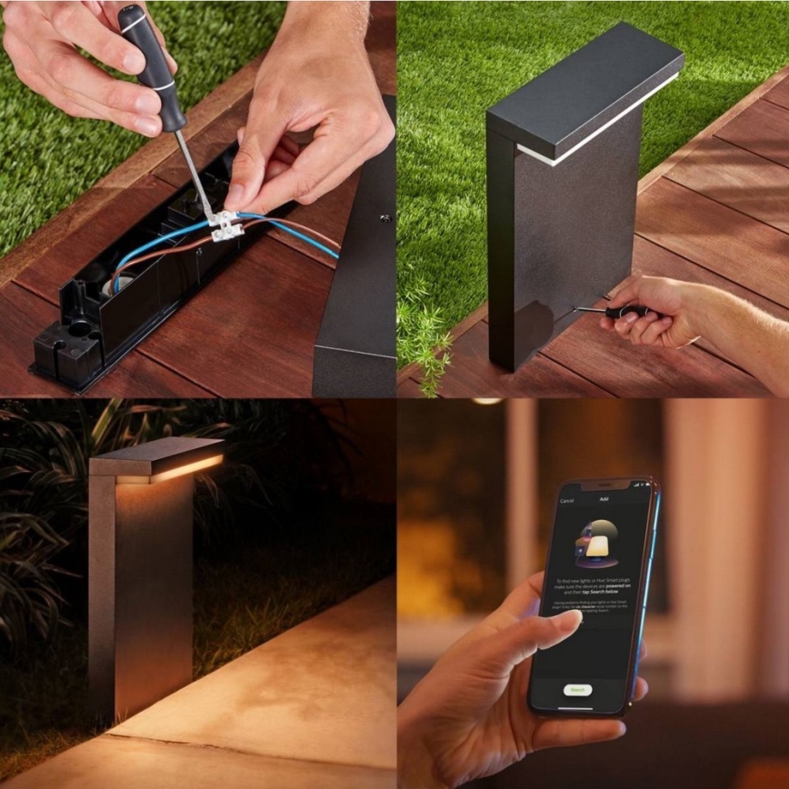 Philips - LED RGBW Ljusreglerad utomhus lampa Hue NYRO LED/13,5W/230V 2000-6500K IP44