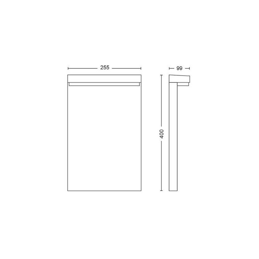 Philips - LED RGBW Ljusreglerad utomhus lampa Hue NYRO LED/13,5W/230V 2000-6500K IP44