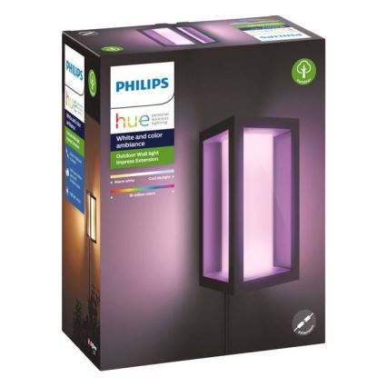 Philips - LED RGBW Dimbart utomhus vägglampa Hue IMPRESS 2xLED/8W/24V 2000-6500K IP44