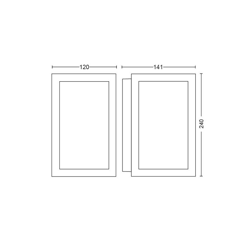 Philips - LED RGBW Dimbart utomhus vägglampa Hue IMPRESS 2xLED/8W/24V 2000-6500K IP44