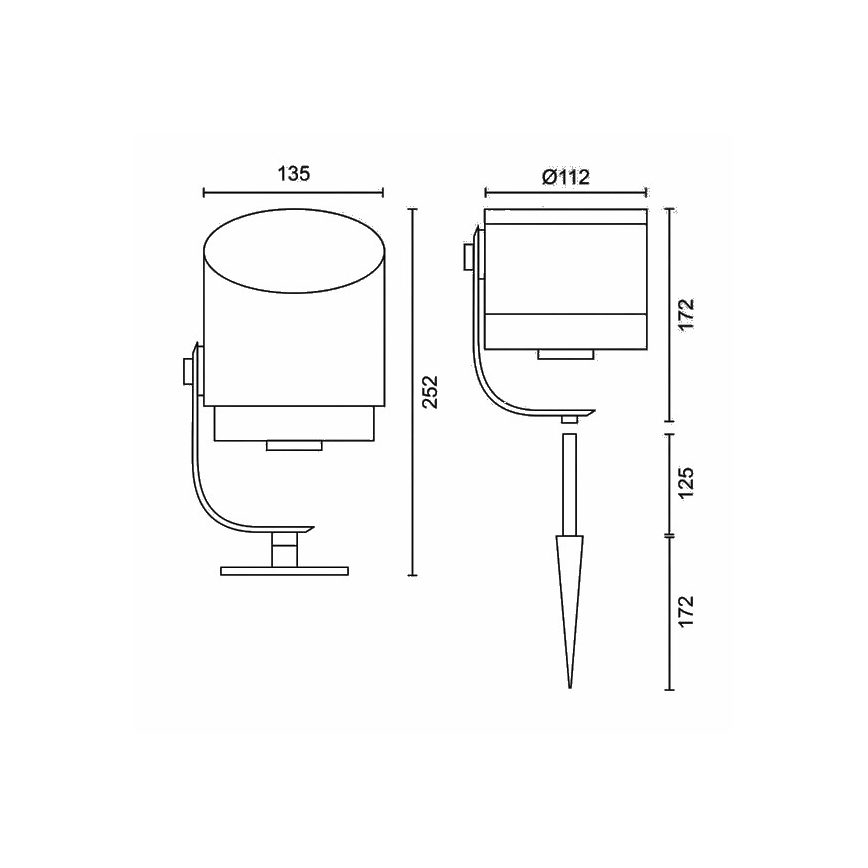 Philips - LED RGB Dimbar utomhuslampa Hue LILY LED/15W/230V IP65