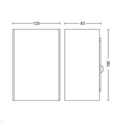 Philips - LED RGBW Dimbar vägglampa utomhus Hue RESONATE 2xLED/8W/230V 2000-6500K IP44