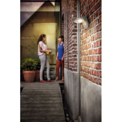 Philips 17808/87/16 - LED Solarlampa med rörelse- och skymningssensor MYGARDEN DUSK 1xLED/1W/3,7V 2200 mAh IP44