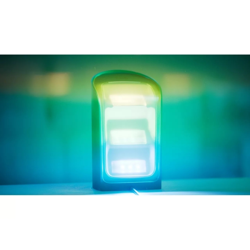 Philips - Set om 2 dimbara RGBW LED-projektorlampor Hue PLAY Wall Washer LED/20W/230V 2000–6500K svart