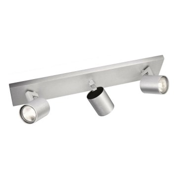Philips - 3-armad spot i matt krom, 3xGU10/20W/230V