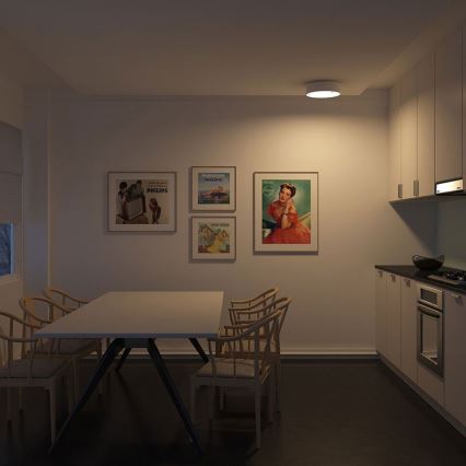 Philips 30175/87/16 - Takbelysning MYLIVING VELOUR 2xE27/23W/230V