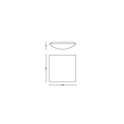 Philips - LED taklampa 1xLED/17W/230V