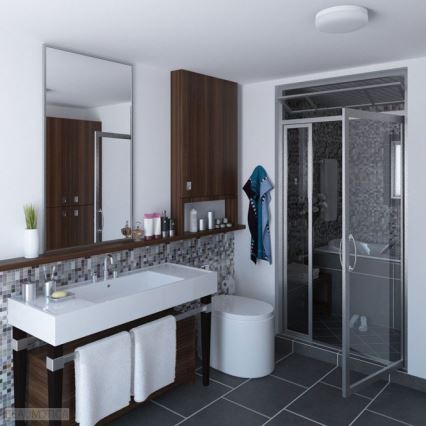 Philips 32053/31/16 - LED Badrumsbelysning tak BAUME LED/7,5W/230V IP44