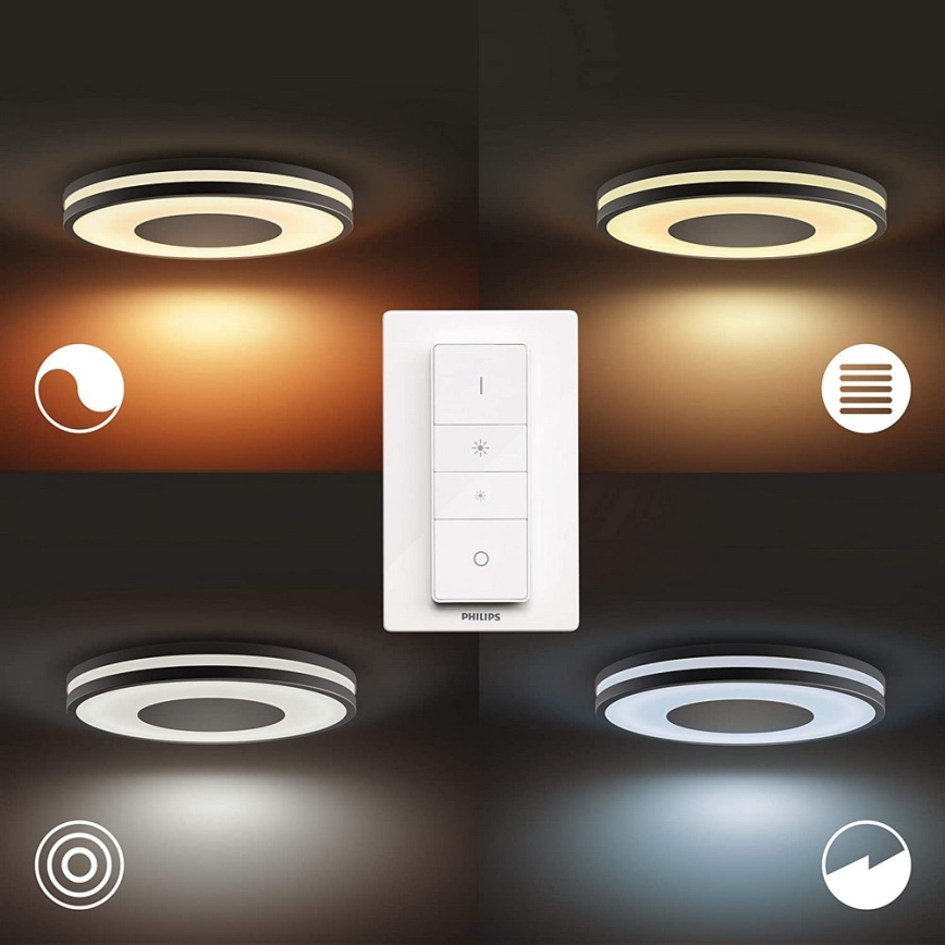 Philips - Dimbart LED-armatur Hue BEING LED/27W/230V + fjärrkontroll