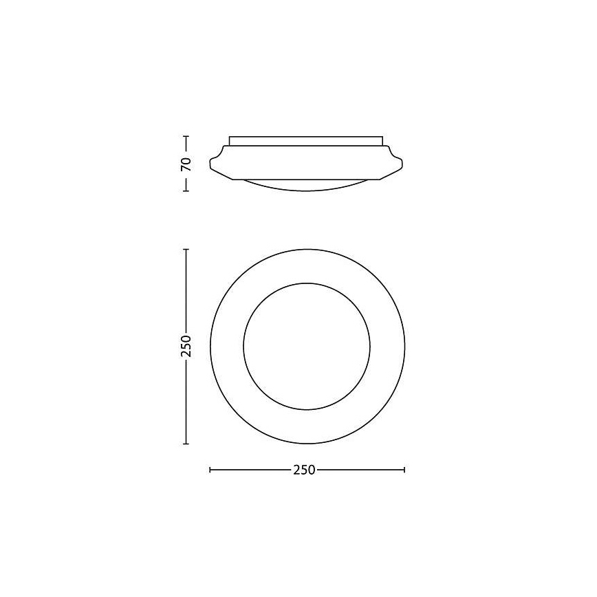 Philips - LED Taklampa LED/6W/230V 4000K