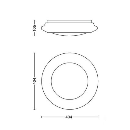 Philips - LED taklampa LED/20W/230V 4000K