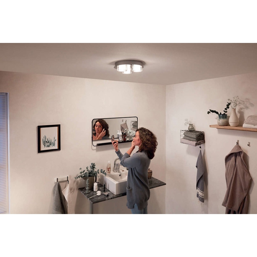 Philips 34172/11/P0-LED Badrumsbelysning MYBATHROOM 3xLED/4,5W/230V IP44