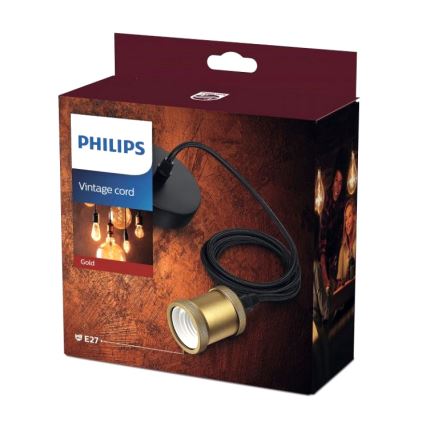 Philips 36107/10/PN - Strömkabel 1xE27/40W/230V