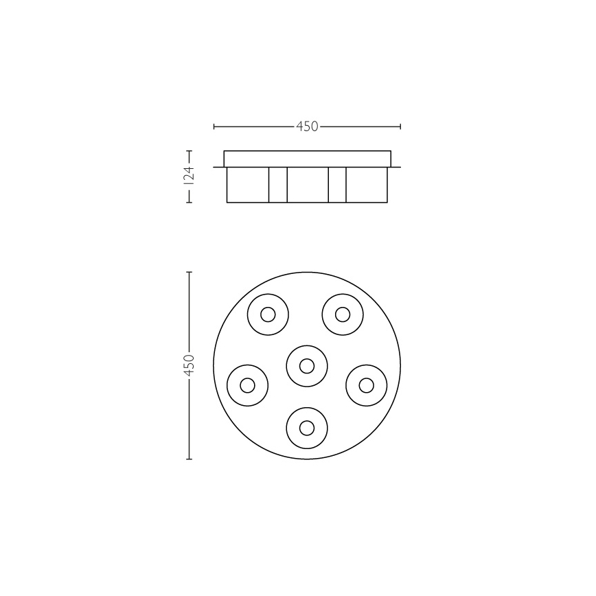 Philips 36446/11/P1 - LED Dimbar taklampa INSTYLE BYZANTIN 6xLED/5W/230V