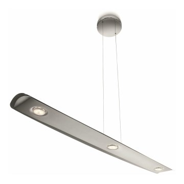 Philips 37865/11/16 - LED ljusreglerad ljuskrona på textilsladd LEDINO AVANCE 3xLED/6W/230V