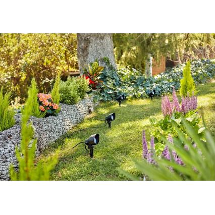 Philips - SET OM 3x LED Utomhus spotlampa LED/6W/230V 2700K IP44