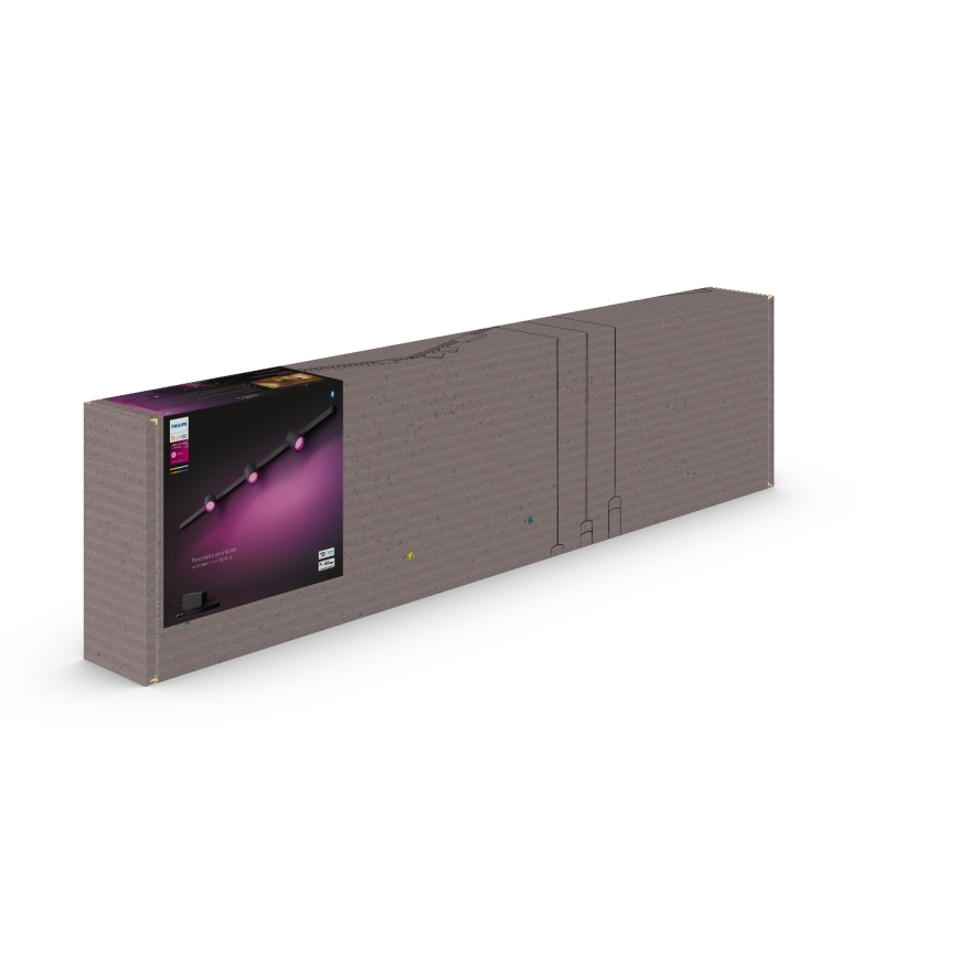 Philips - SET OM 3 LED RGB Dimbara armaturer för Hue-skena PERIFO LED RGB/15,6W/230V 2000-6500K