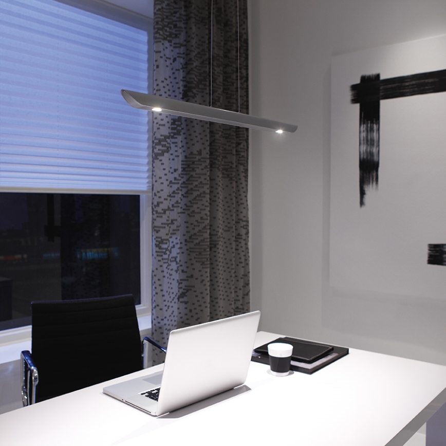 Philips 40747/48/16 - LED ljusreglerad ljuskrona på textilsladd MYLIVING SELV 2xLED/7,5W/230V