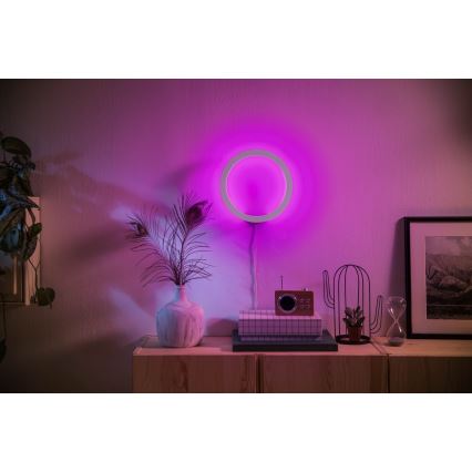 Philips - LED RGBW Dimbar vägglampa Hue SANA White and Color Ambiance LED/20W/230V