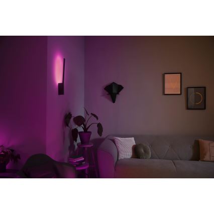Philips - LED RGBW dimbar vägglampa Hue LIANE White and Color Ambiance LED/12W/230V