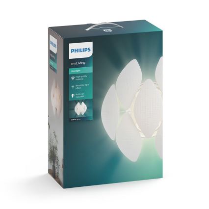 Philips 40963/31/PN - Väggbelysning MYLIVING CHIFFON 1xE27/60W/230V