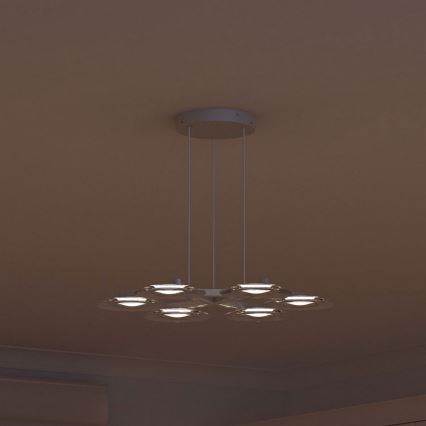 Philips 40972/48/16 - LED Ljuskrona MYLIVING VAGA 6xLED/2,5W/230V