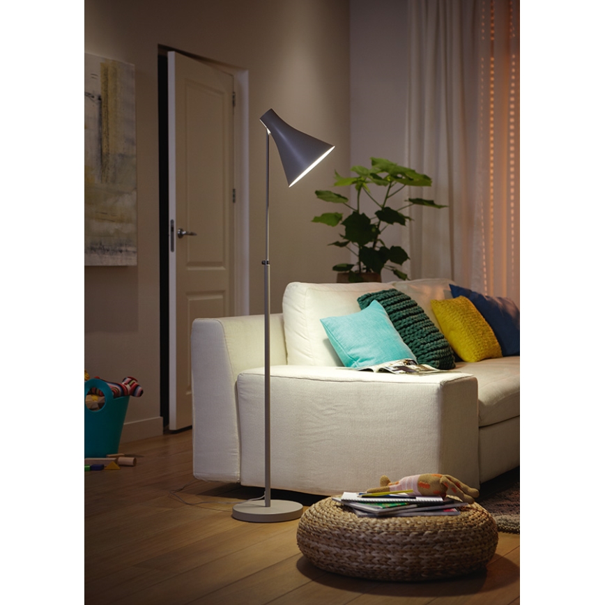 Philips 42261/30/16 - Golvlampa DRIN svart 1xE27/23W/230V