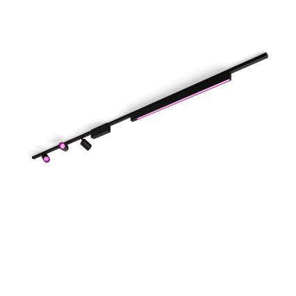 Philips - SET 4x LED RGB Dimbart belysningsarmatur för Hue-skena PERIFO LED RGB/44,6W/230V 2000-6500K