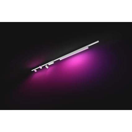 Philips - SET 4x LED RGB Dimbart belysningsarmatur för Hue-skena PERIFO LED RGB/44,6W/230V 2000-6500K