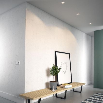Philips - 3-pack infälld downlight 1xGU10/5,5W/230V