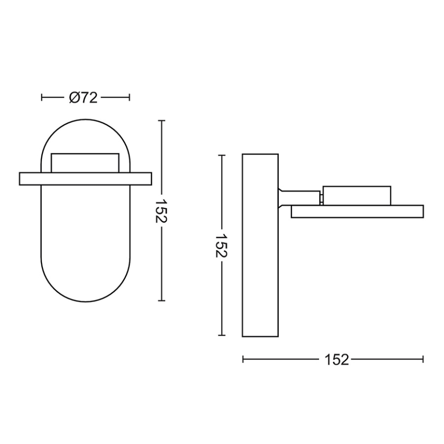 Philips - Dimbart LED-spot LED/4,5W/230V