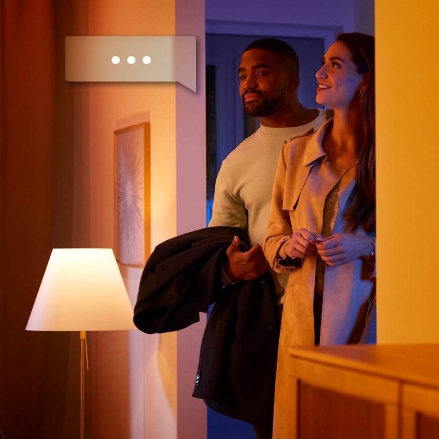 Philips - LED Dimbar Spotbelysning Hue BUCKRAM 4xGU10/5W/230V + fjärrkontroll
