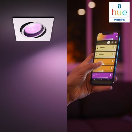 Philips - LED RGB Ljusreglerad upphängd taklampa Hue CENTURA 1xGU10/5,7W/230V