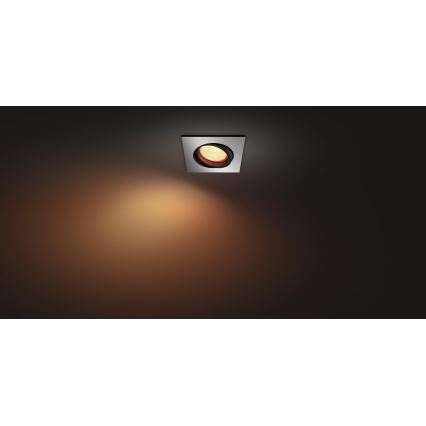 Philips - LED RGBW Ljusreglerad upphängd taklampa Hue CENTURA 1xGU10/5,7W/230V