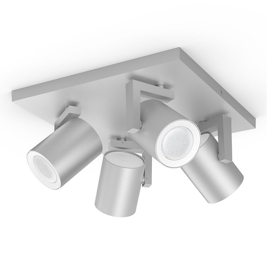 Philips - LED RGBW Dimbar spotlight Hue ARGENA 4xGU10/5,7W/230V