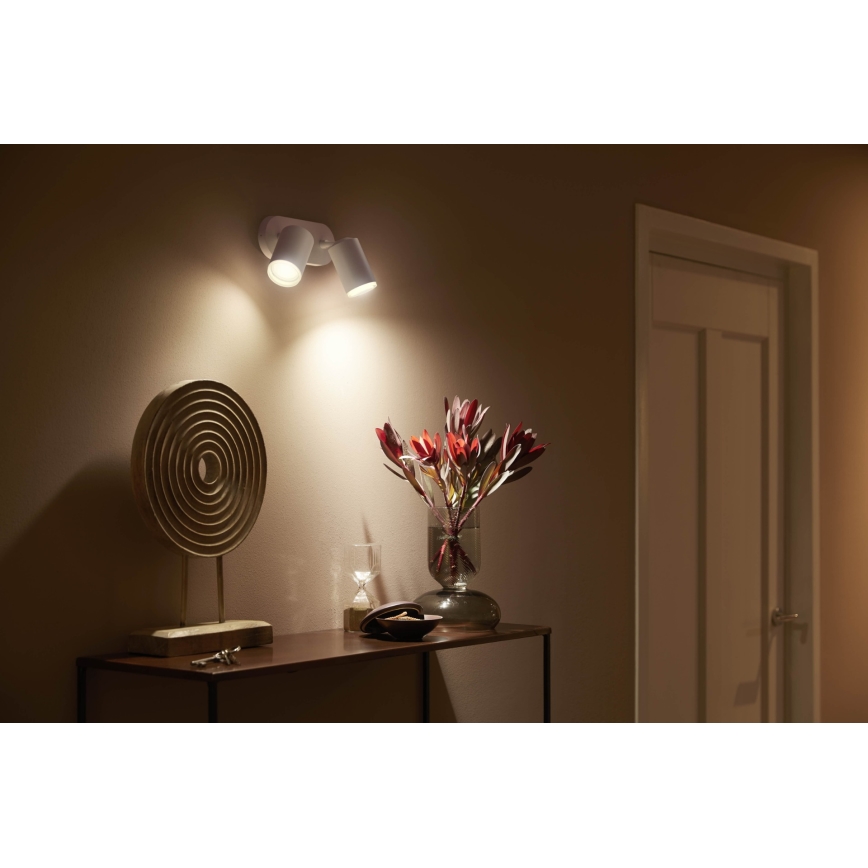Philips - LED RGBW Dimbar spotlight Hue FUGATO 2xGU10/5,7W/230V